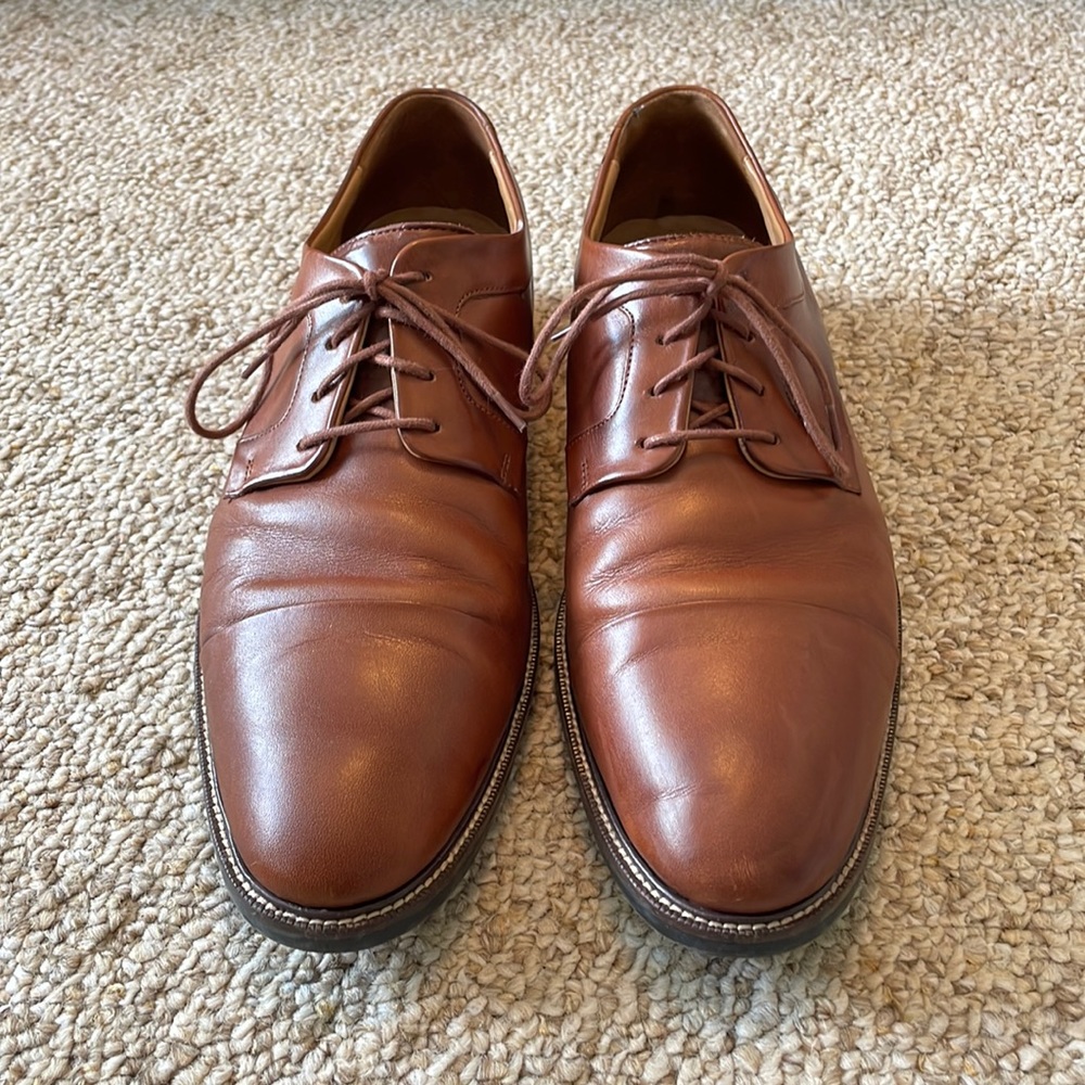 Cole Haan Warren Cap Toe Oxford Dress Shoes British Tan Men’s Size 11